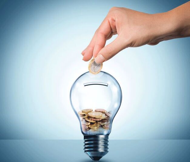 picture symbolizing saving money on electricity